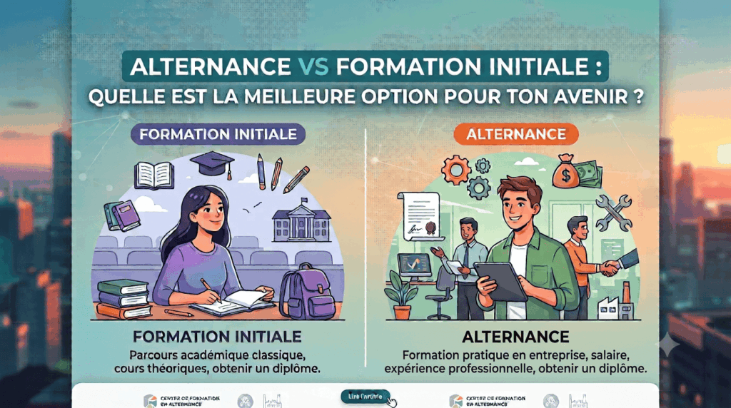 Alternance ou Formation initiale : choisissez la meilleure option