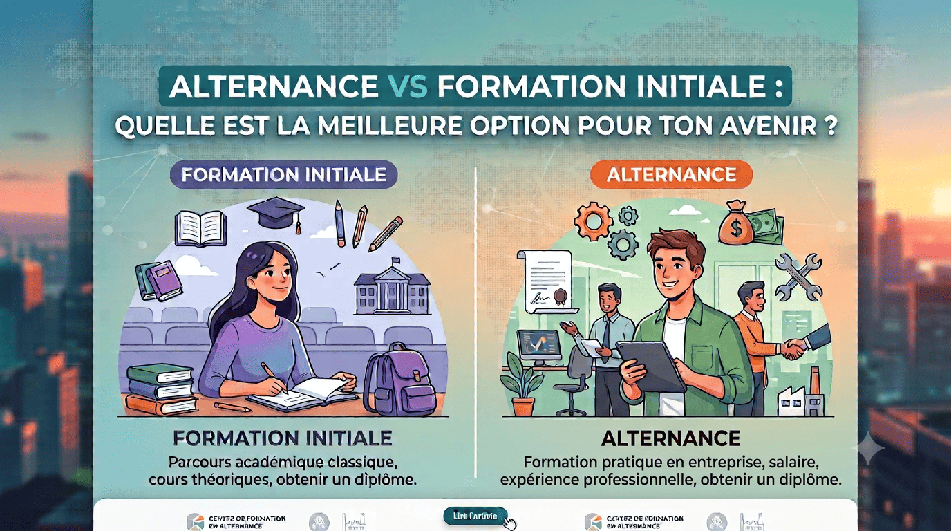 Alternance ou Formation initiale : choisissez la meilleure option