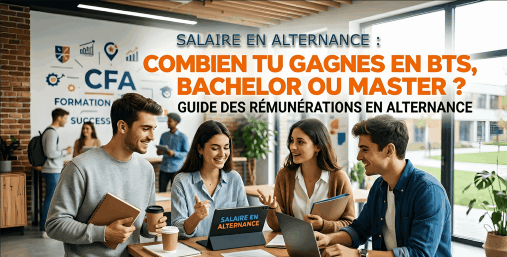 Salaire en alternance : combien tu gagnes en BTS, Bachelor ou en Master ?