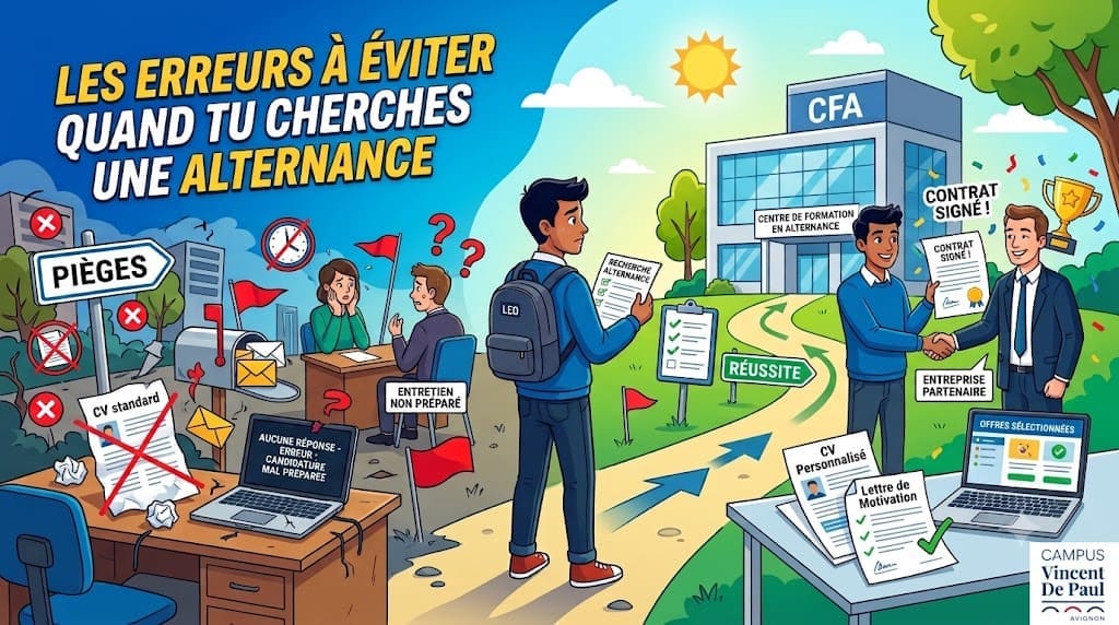 Erreurs à éviter lors de la recherche d’une alternanc