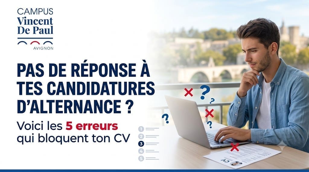 Aucune réponse aux candidatures d’alternance ?