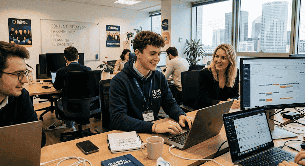 Une candidature acceptée d'un Community Manager