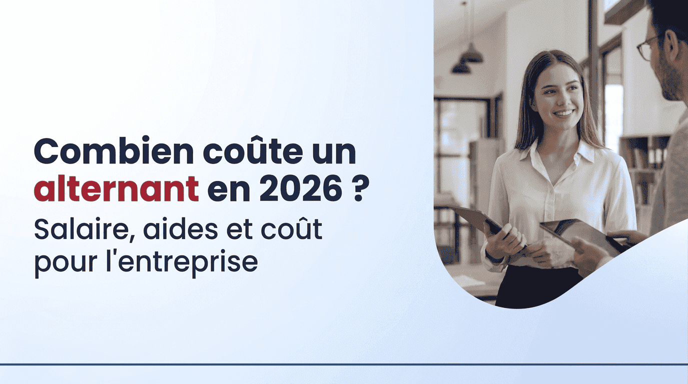 Combien coûte un alternant en 2026 ?