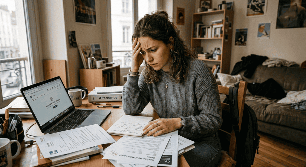 Une jeune alternant face au dilemme de la rentrée
